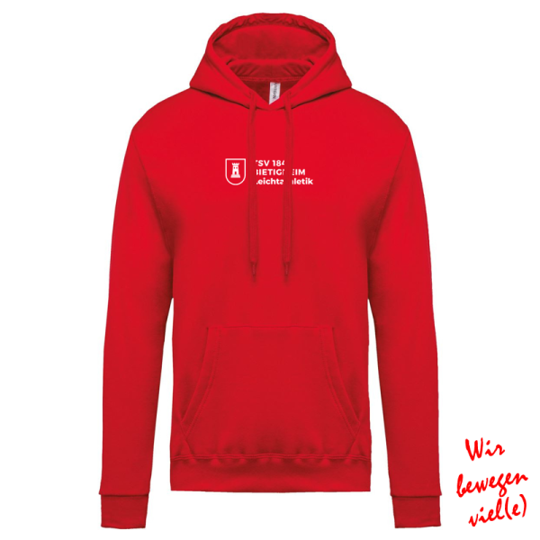 Leichtahtletik Herren Hoody / rot