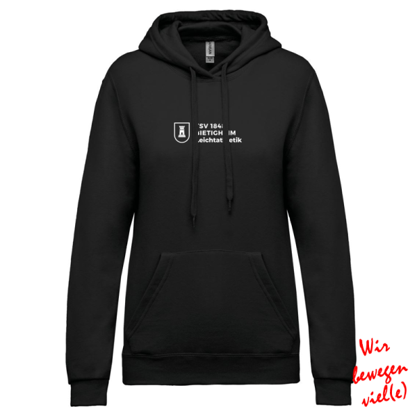 Leichtathletik Damen Hoody / schwarz