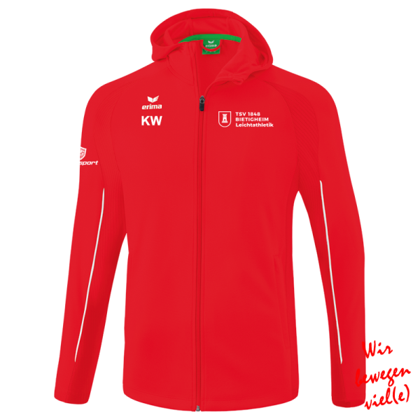 Leichathletik Trainingsjacke mit Kapuze Unisex