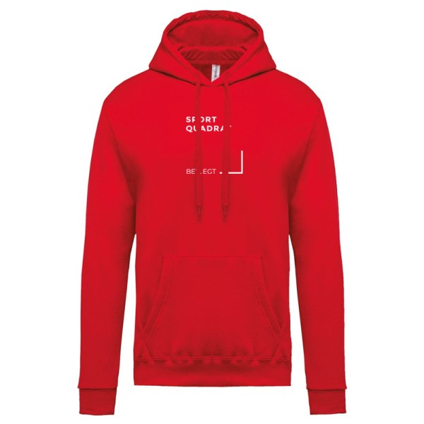 SportQuadrat Kapuzensweater Herren / rot