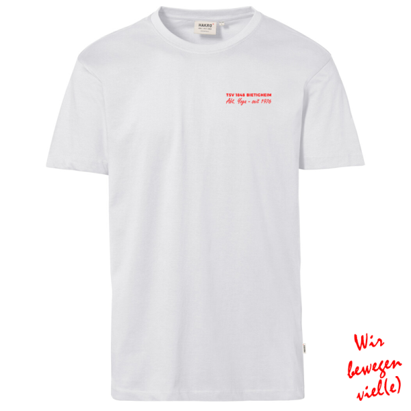 Yoga Herren Rundhals T-Shirt / weiß
