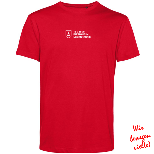 Leichtahtletik Herren T-Shirt / rot