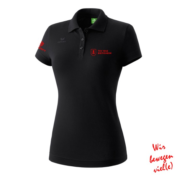TSV Teamsport Polo-Shirt Damen / schwarz