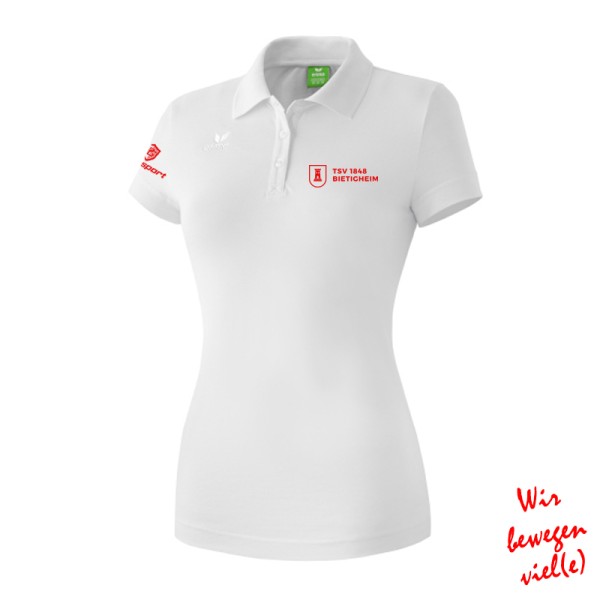 TSV Teamsport Polo-Shirt Damen / weiß